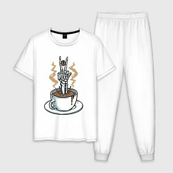 Мужская пижама Skeletor coffee