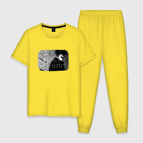 Мужская пижама Opium - Delusion / Желтый – фото 1