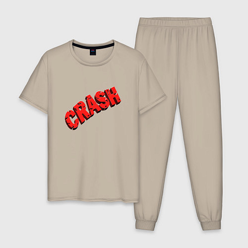 Мужская пижама Crash / Миндальный – фото 1