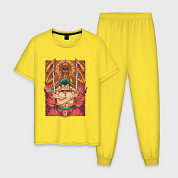 Мужская пижама One piece Зоро бог