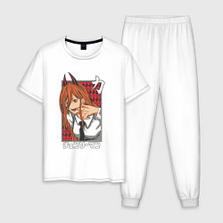 Мужская пижама Человек-бензопила Пауэр с рогами