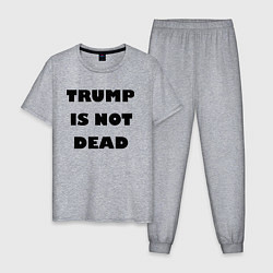 Мужская пижама Trump is not dead - motto