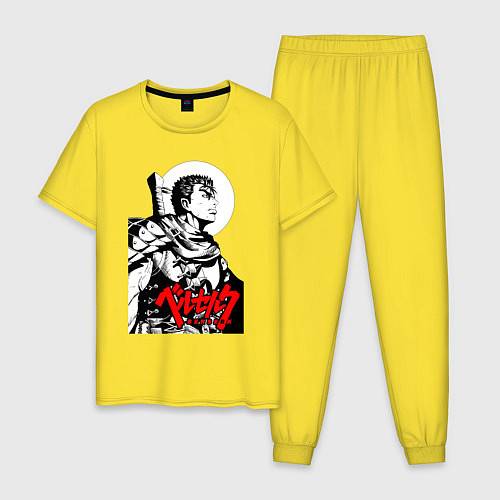 Мужская пижама Berserker - Gats / Желтый – фото 1