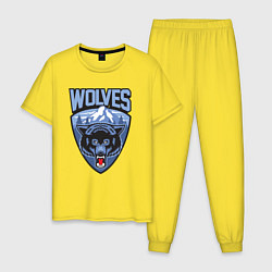 Мужская пижама Мы волки