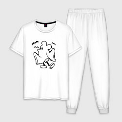 Мужская пижама Микки - приведение