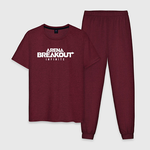 Мужская пижама Arena breakout infinite / Меланж-бордовый – фото 1