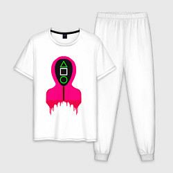 Мужская пижама Розовый надзиратель