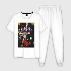 Мужская пижама Дандадан: Все герои