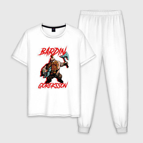 Мужская пижама Bardin Goreksson - Warhammer Vermintide / Белый – фото 1