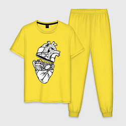 Мужская пижама Сердце фастфуда