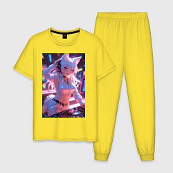 Мужская пижама Лиса диджей в клубе