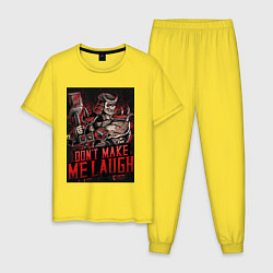 Мужская пижама Шао Кан - не смеши меня - Mortal Kombat