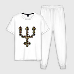 Мужская пижама Astrological symbol planet neptune metal antique