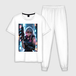 Мужская пижама Наемник в стиле Cyberpunk