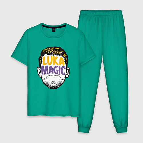 Мужская пижама Luka magic face / Зеленый – фото 1