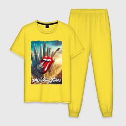 Мужская пижама Rolling Stones - logo-guitar