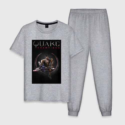 Мужская пижама Quake champions Anarki / Меланж – фото 1