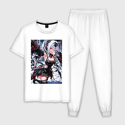 Мужская пижама Jetavie Punishing Gray Raven / Белый – фото 1