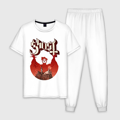 Мужская пижама Ghost - Cardinal Copia / Белый – фото 1