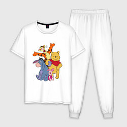 Мужская пижама Винни-Пух и друзья