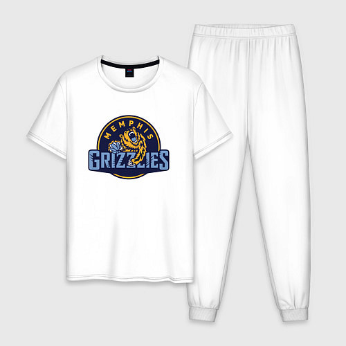 Мужская пижама Memphis Grizzlies - NBA / Белый – фото 1