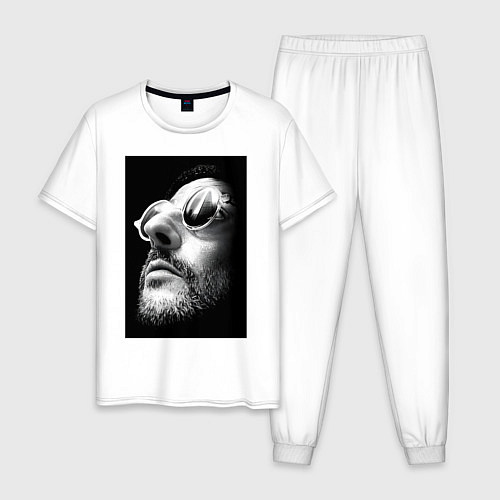 Мужская пижама Леон персонаж / Белый – фото 1