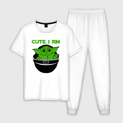 Мужская пижама Милый я / Белый – фото 1