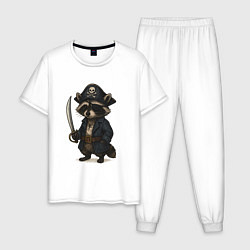 Мужская пижама Енот пират