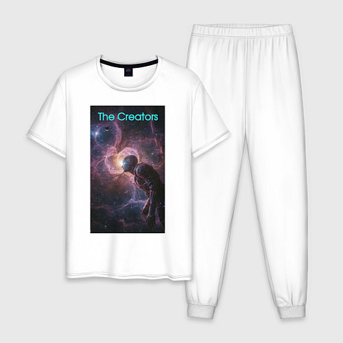 Мужская пижама The Creators - space giant / Белый – фото 1