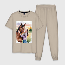 Мужская пижама Обними меня крепче