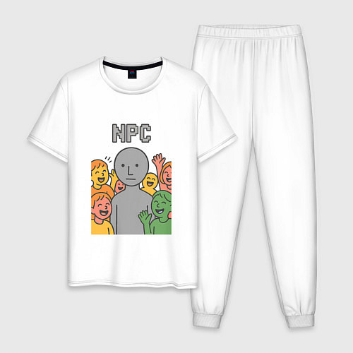 Мужская пижама NPC / Белый – фото 1