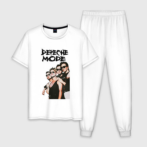 Мужская пижама Depeche Mode 1990 - Violator / Белый – фото 1