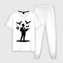 Мужская пижама Учитель с символами