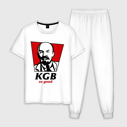 Мужская пижама KGB: So Good / Белый – фото 1