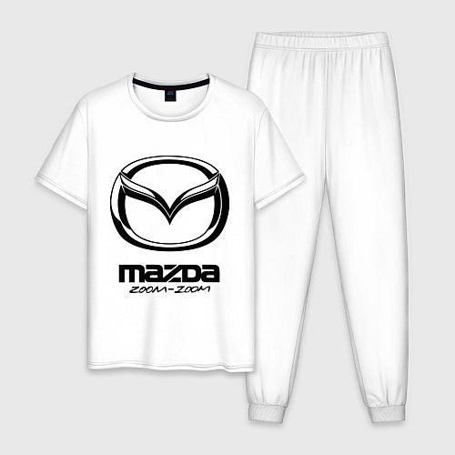 Мужская пижама Mazda Zoom-Zoom / Белый – фото 1