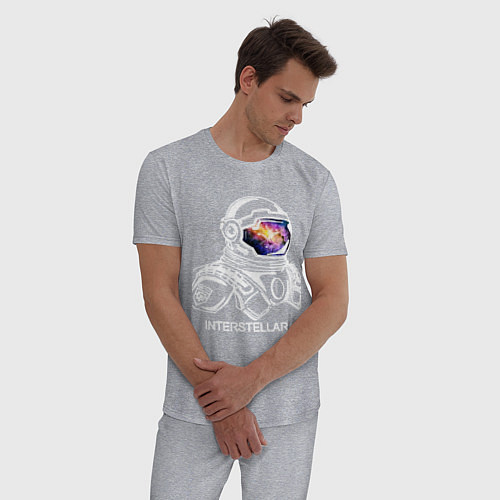 Мужская пижама Interstellar Spaceman / Меланж – фото 3