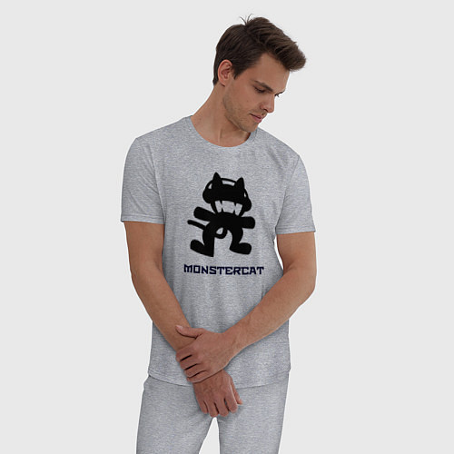 Мужская пижама Monstercat / Меланж – фото 3