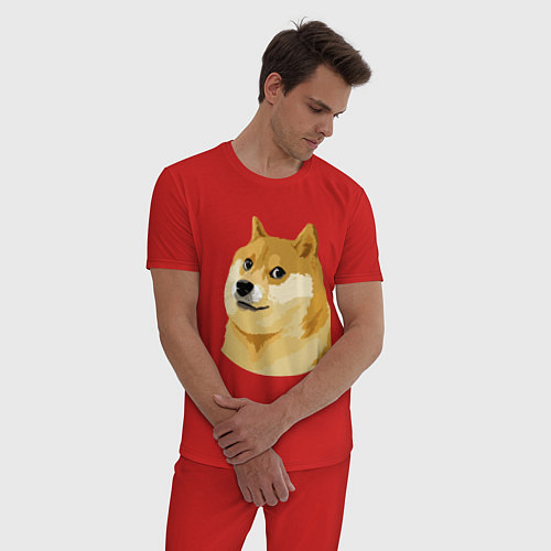 Мужская пижама Doge / Красный – фото 3