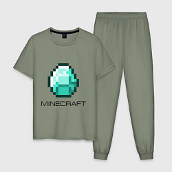 Мужская пижама Minecraft Diamond