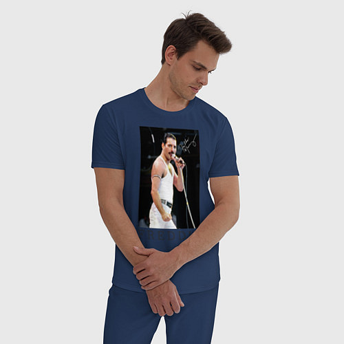 Мужская пижама Queen: Freddie / Тёмно-синий – фото 3