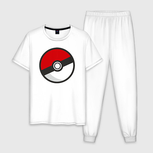 Мужская пижама Pokeball / Белый – фото 1