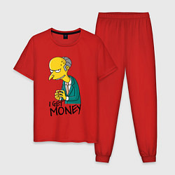 Мужская пижама Mr. Burns: I get money
