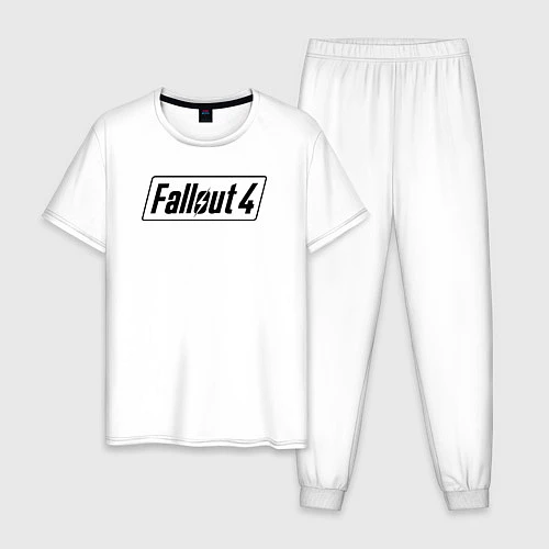 Мужская пижама Fallout 4 / Белый – фото 1