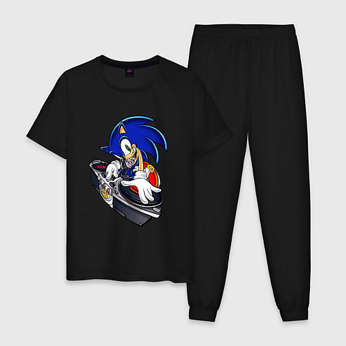 Мужская пижама Sonic / Черный – фото 1