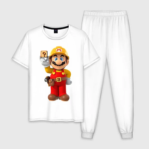 Мужская пижама Super Mario / Белый – фото 1