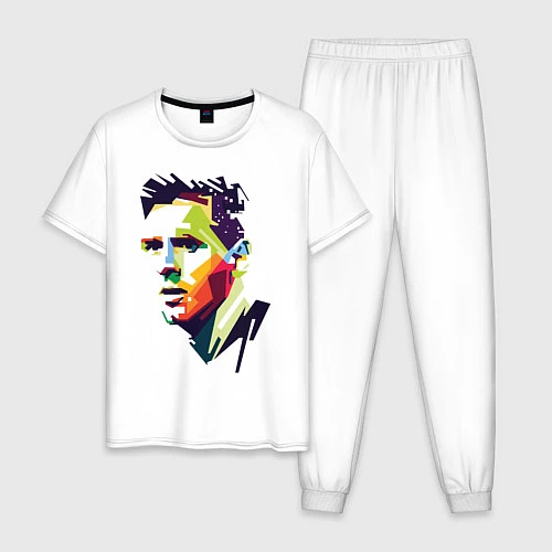 Мужская пижама Lionel Messi: fun-art / Белый – фото 1