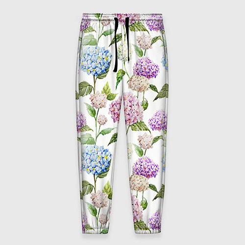 Мужские брюки Цветы и бабочки 4 / 3D-принт – фото 1