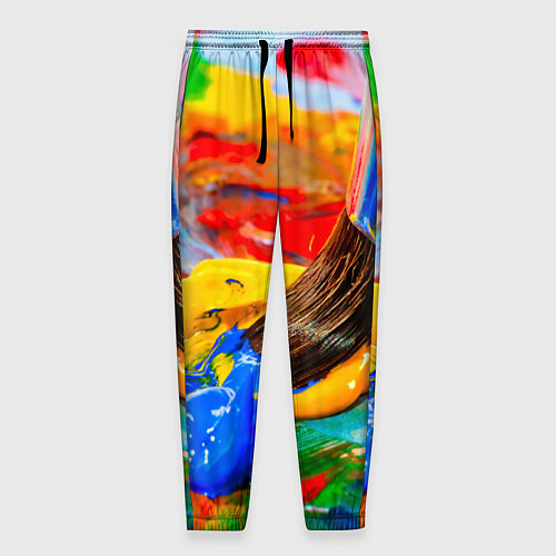 Мужские брюки Краски / 3D-принт – фото 1