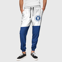 Брюки на резинке мужские Chelsea FC: Light Blue, цвет: 3D-принт — фото 2