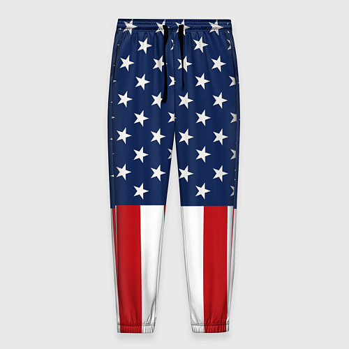 Мужские брюки Флаг США / 3D-принт – фото 1